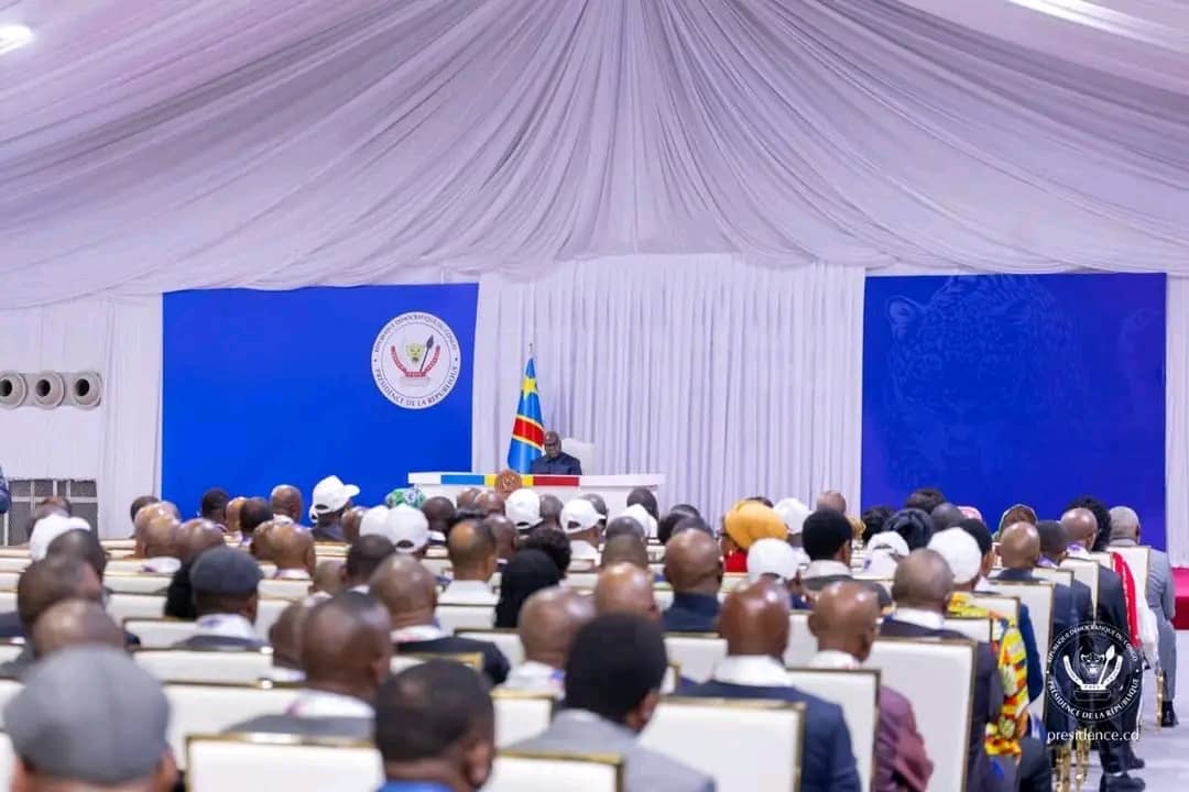 RDC: Face aux enjeux politiques et sécuritaires de l’heure, Félix Tshisekedi rassure les parlementaires USN